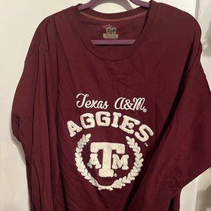 TEXAS A&M LONG SLEEVE SHIRT SZ L